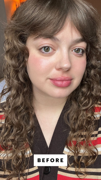 Allure commerce producer Sarah Hoffmann before applying the Urban Decay 247 GlideOn Pencil Eyeliner in Tootsie